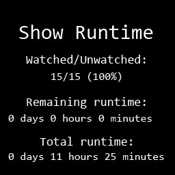 show runtime