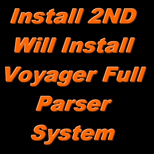 2. INSTALL USS VOYAGER PARSER SYSTEM