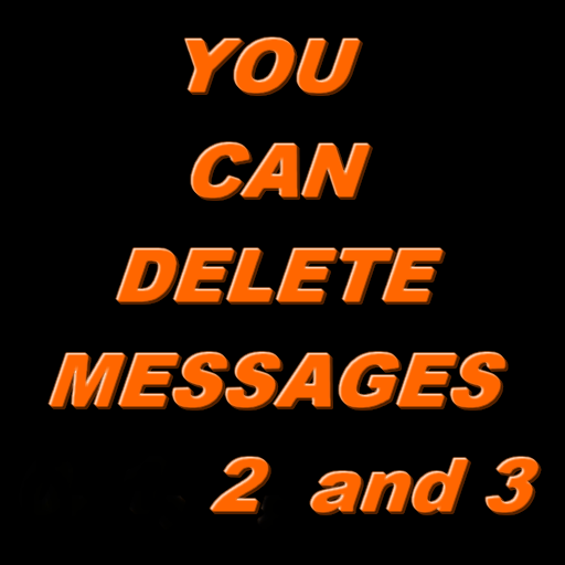 3. YOU CAN DELETE MESSAGES 2 and 3
