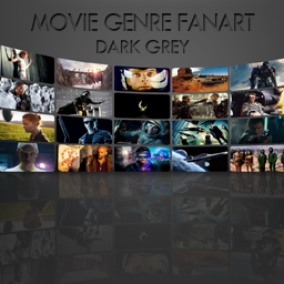 Movie Genre Fanart - Dark Grey Wall