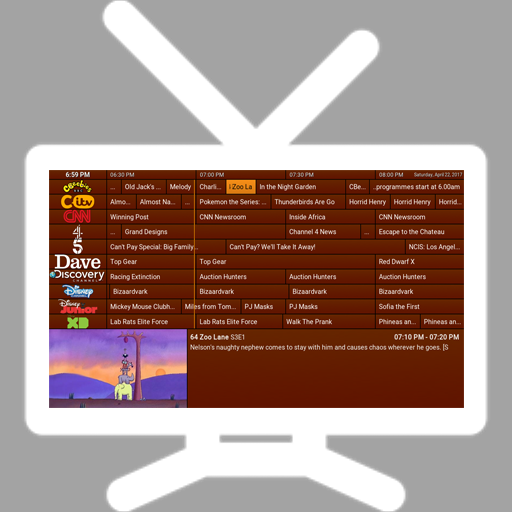 TV Guide Fullscreen - Carnelian Skin