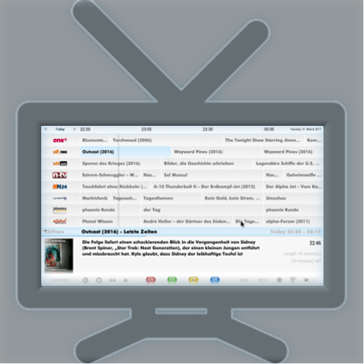TV Guide Fullscreen - White Snow Skin